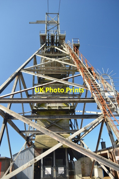 Photo 6"x4" Victory Shaft - Geevor Lower Boscaswell c2012