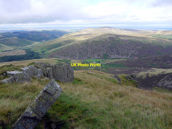 Photo 6"x4" Rocks above Bizzle Crags West Hill\/NT8921 c2012