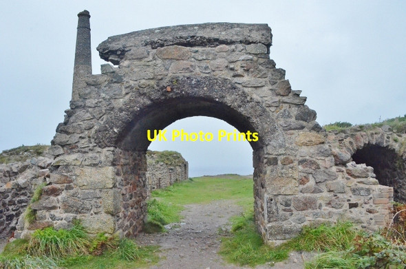 Photo 6"x4" Bottallack Arsenic Works Boscean c2012