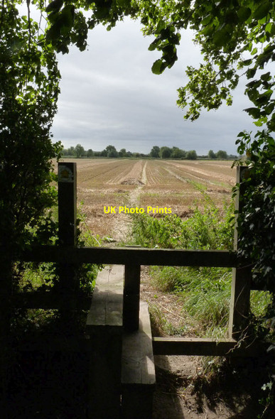 Photo 6"x4" Footpath to Fiskerton  Rolleston\/SK7452 c2012