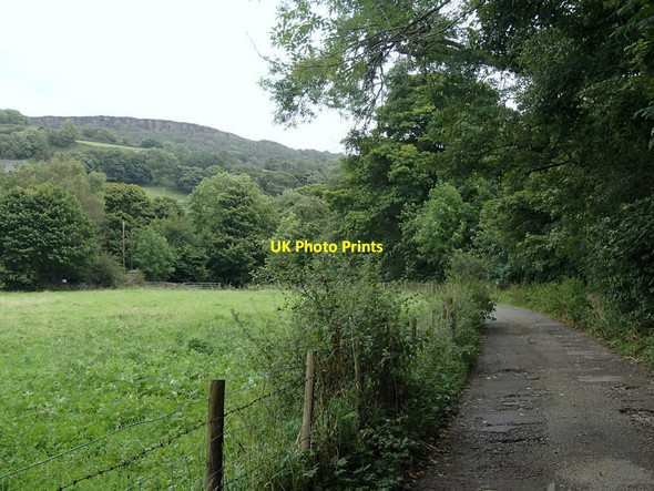 Photo 6"x4" Valley track by the River Derwent Leadmill\/SK2380 c2012