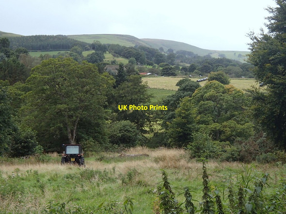 Photo 6"x4" Valley scene near Leadmill Leadmill\/SK2380 c2012