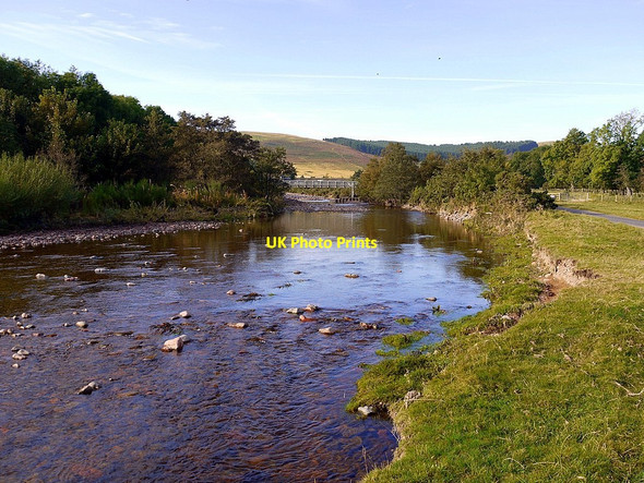 Photo 6"x4" River  Breamish east of Ingram Bridge Ingram c2012