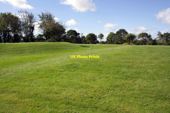 Photo 6"x4" Footpath across Lyme Regis Golf Course Lyme Regis c2012