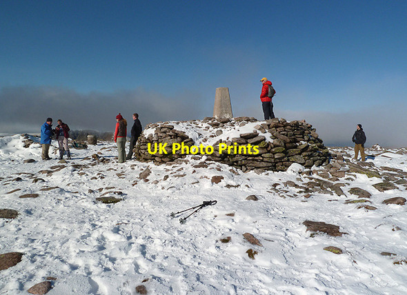 Photo 6"x4" The summit of Ben Macdui Allt a' Choire Mh\u00f2ir\/NN9899 c2012