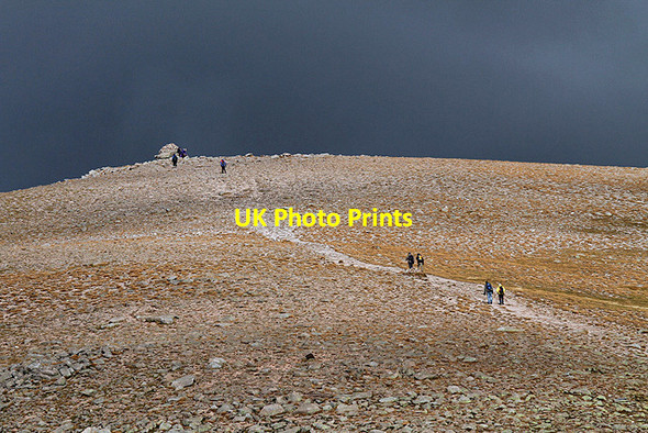 Photo 6"x4" Hill walkers in the Cairngorms Coire an t-Sneachda\/NH9903 c2012