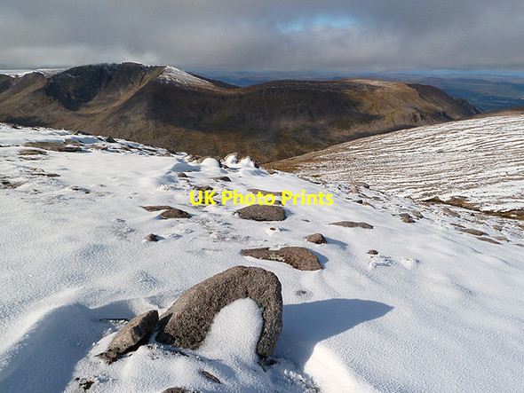 Photo 6"x4" October snow on Ben Macdui Allt a' Choire Mh\u00f2ir\/NN9899 c2012