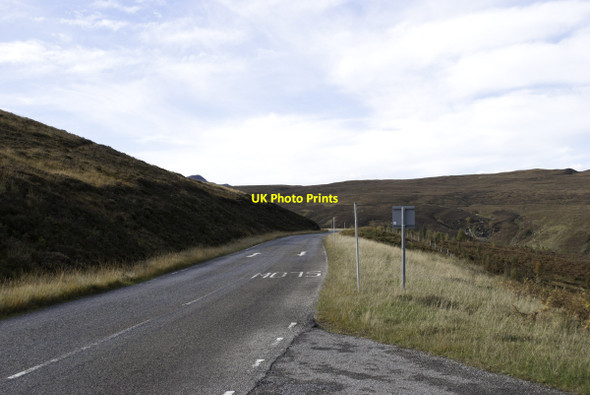 Photo 6"x4" Road west to Gairloch Sidhean na Sr\u00f2ine c2012