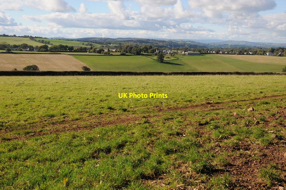Photo 6"x4" Farmland and English Bicknor Carterspiece c2012