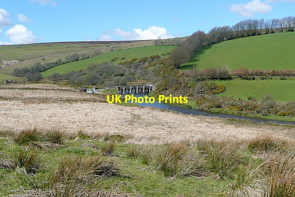 Photo 6"x4" Footpath approaching Landacre Bridge Withypool c2012