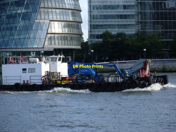 Photo 6"x4" Port of London craft passes City Hall London c2011