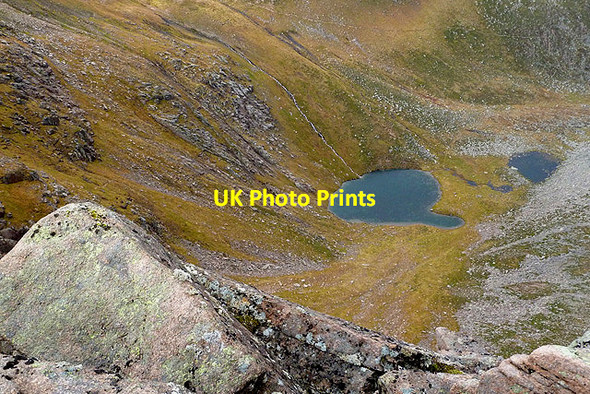 Photo 6"x4" A lochan in Coire an Lochain Cairn Lochan c2012