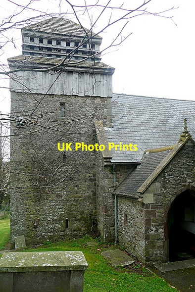 Photo 6"x4" Llanddewi-Rhydderch church Llanddewi Rhydderch c2012