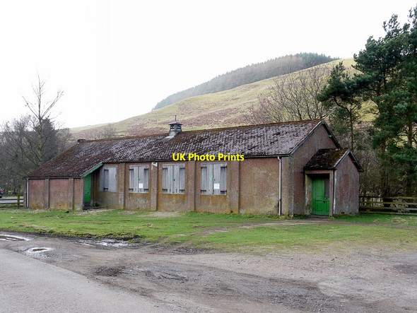 Photo 6"x4" Barrowburn Village Hall below Partridge Side Barrow Burn\/NT8610 c2012