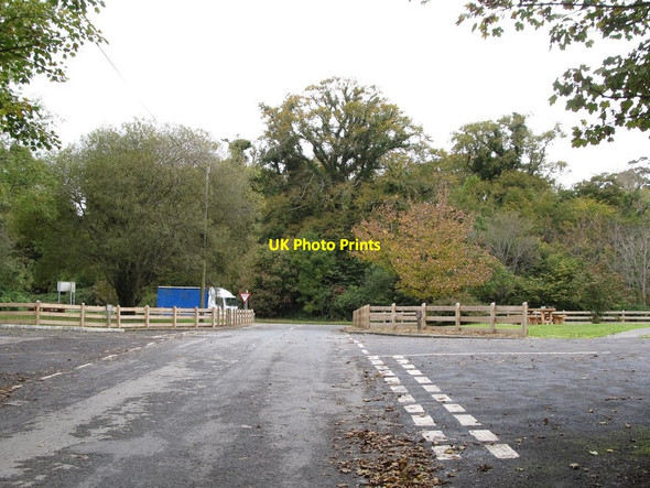 Photo 6"x4" The Drummanmore Road approaching its junction with the A2 at White Water Bridge Kilkeel c2012