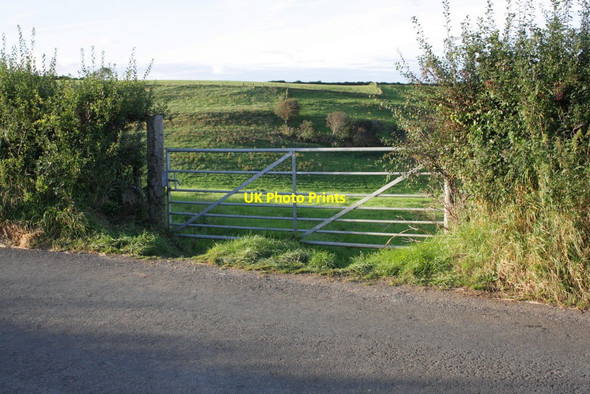 Photo 6"x4" Gateway beside section of old road now bypassed by A35 Uploders c2012