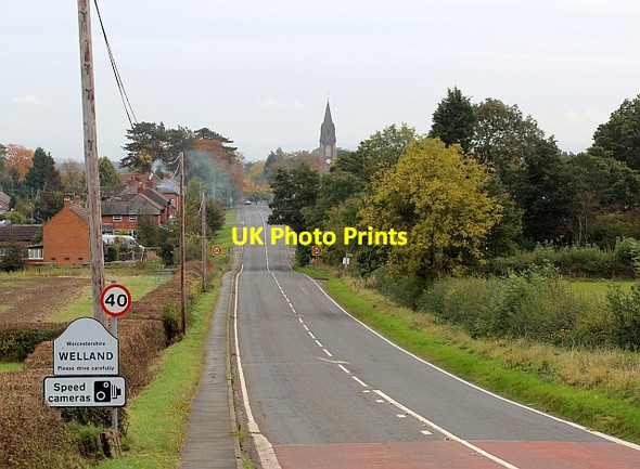 Photo 6"x4" The Marlbank Road into Welland Marl Bank c2012