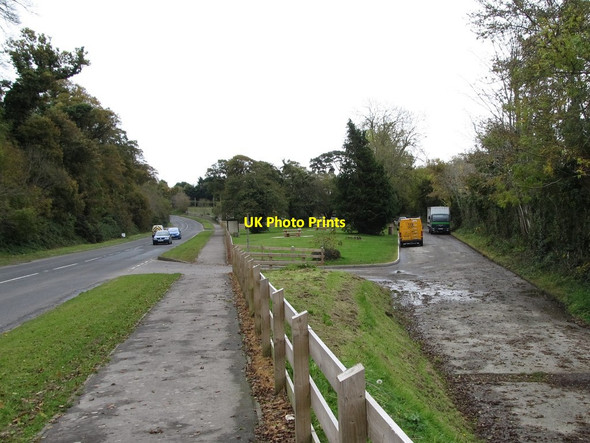 Photo 6"x4" Lay-by and picnic area on the A2 at Whitewater Bridge Kilkeel c2012