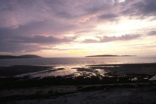 Photo 6"x4" Sunset at Evie Sands Durrisdale c1995