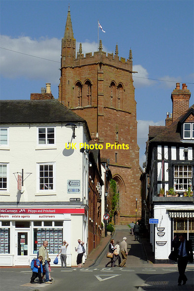 Photo 6"x4" Church Street and tower, Bridgnorth Bridgnorth c2013