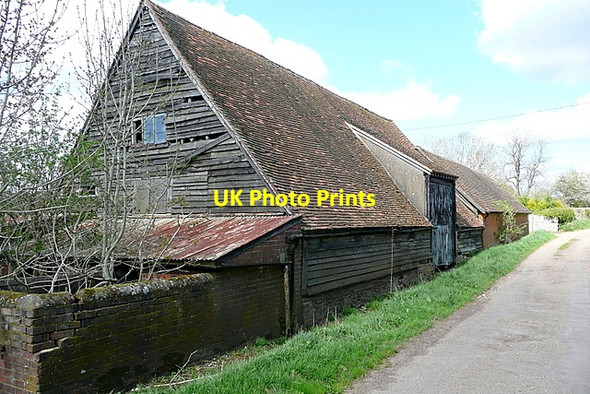Photo 6"x4" Barn at Coates Farm Cookley Green\/SU6990 c2013