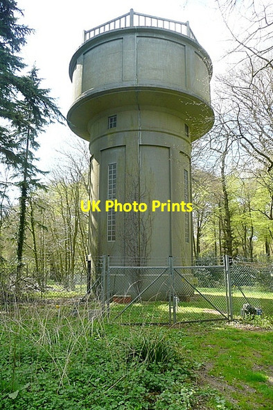 Photo 6"x4" Water Tower on Coates Lane Cookley Green\/SU6990 c2013