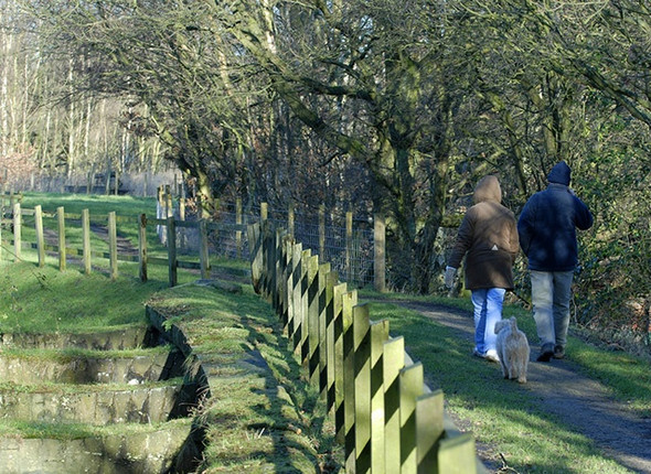 Photo 6"x4" Walking the dog - Worthington Lakes Standish\/SD5610 c2007