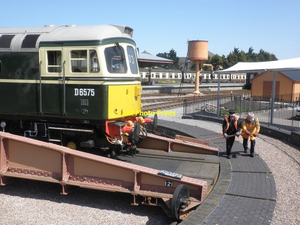 Photo 6"x4" On the turntable at Minehead Minehead c2013