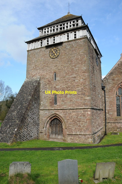 Photo 6"x4" Tower of St. Bridget's church, Skenfrith Skenfrith c2013