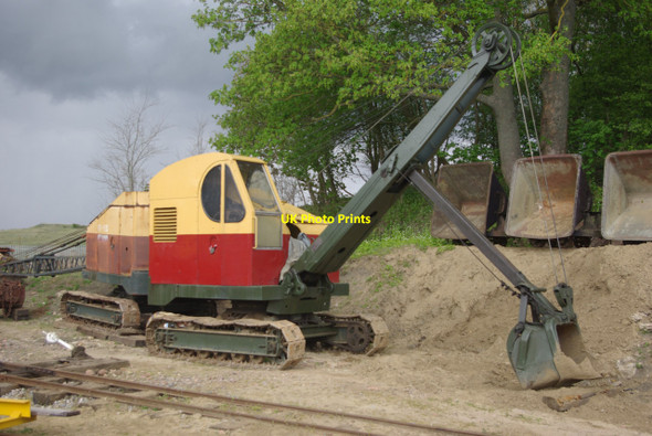 Photo 6"x4" Ruston Bucyrus face shovel at Stonehenge Works Leighton Buzzard c2013