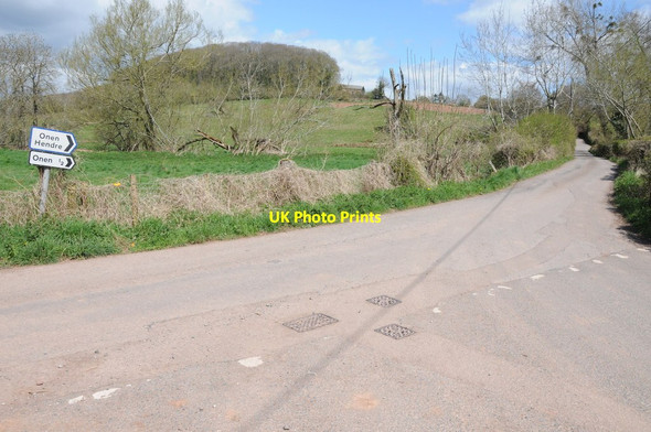 Photo 6"x4" Road junction near Onen Onen c2013