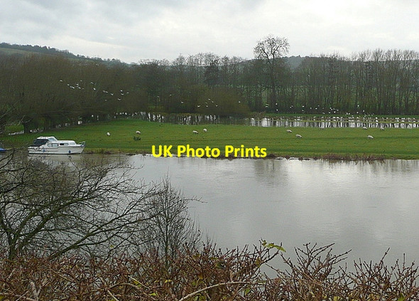 Photo 6"x4" Flooding by the Thames Cleeve\/SU6081 c2012