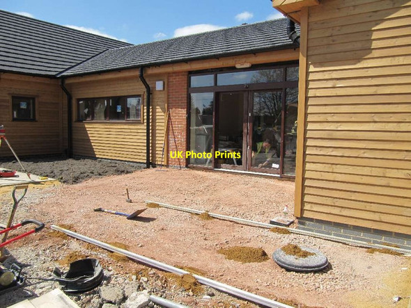Photo 6"x4" Front doors on Cholsey c2013