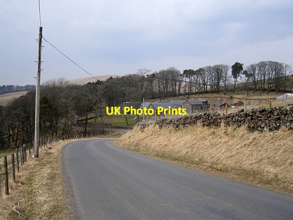 Photo 6"x4" Minor road, Mountherrick Crawfordjohn c2013