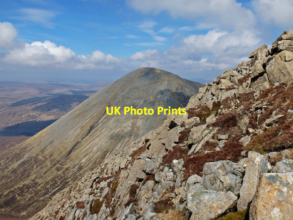 Photo 6"x4" Steep slopes of Beinn Dearg Mh\u00c3\u00b2r Sconser c2013