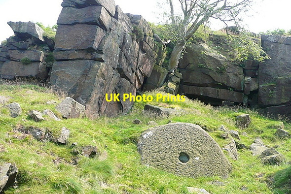 Photo 6"x4" Dobb Edge Quarry Baslow c2012