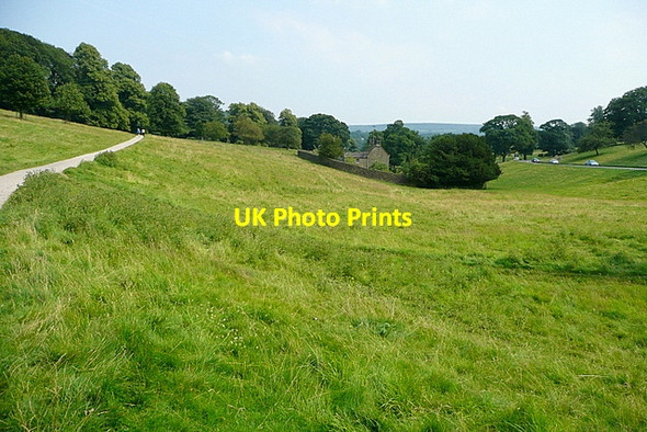Photo 6"x4" On the path to Chatsworth Edensor c2012