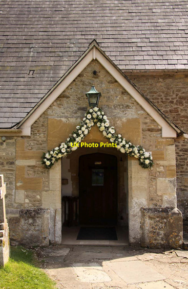 Photo 6"x4" Porch to St Laurence's church Appleton\/SP4401 c2013