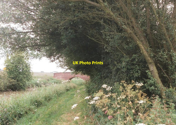 Photo 6"x4" Bridge 30, Grand Union Canal (Leicester Section) Elkington c1998