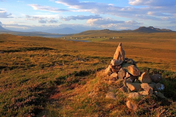 Photo 6"x4" Cairn Near Cnoc M\u00c3\u00b2r Brae of Achnahaird c2008