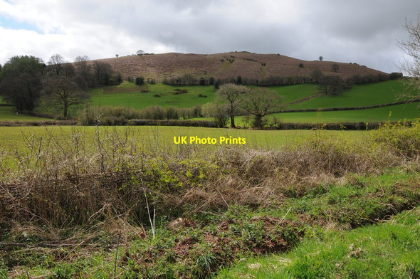 Photo 6"x4" View to Pen-y-crug fort Brecon\/Aberhonddu c2013