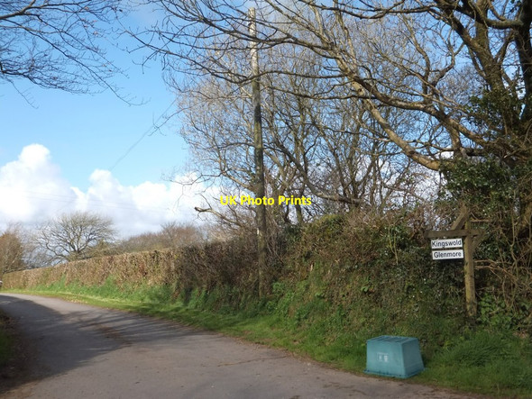 Photo 6"x4" Access road for Glenmore Farm Roborough\/SS5717 c2013