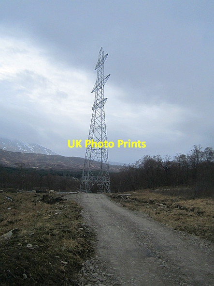 Photo 6"x4" New pylon Dalriach\/NN7459 c2013
