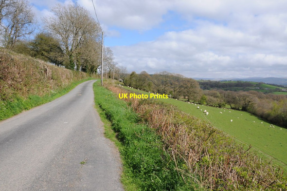 Photo 6"x4" Country road east of Talley Talley c2013