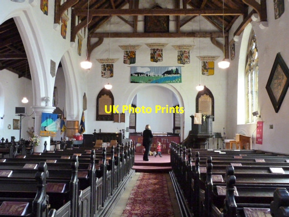Photo 6"x4" Interior of All Saints church, Hunmanby, Nth. Yorkshire Hunmanby c2013