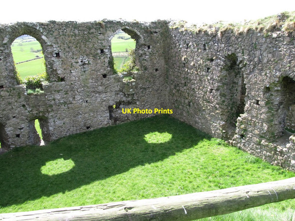 Photo 6"x4" The ruined hall at Castle Roche Hackballs Cross c2013