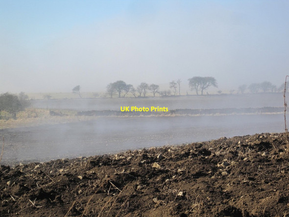 Photo 6"x4" Ploughed Fields near Todridge Bingfield c2013