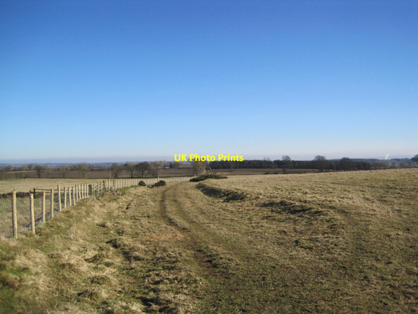 Photo 6"x4" St Oswald's Way towards Click Them In (Farm) Great Whittington c2013