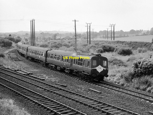 Photo 6"x4" Special train at site of Knockmore Junction Lisburn c1979