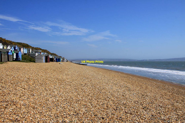 Photo 6"x4" The beach at Milford on Sea Milford on Sea c2013